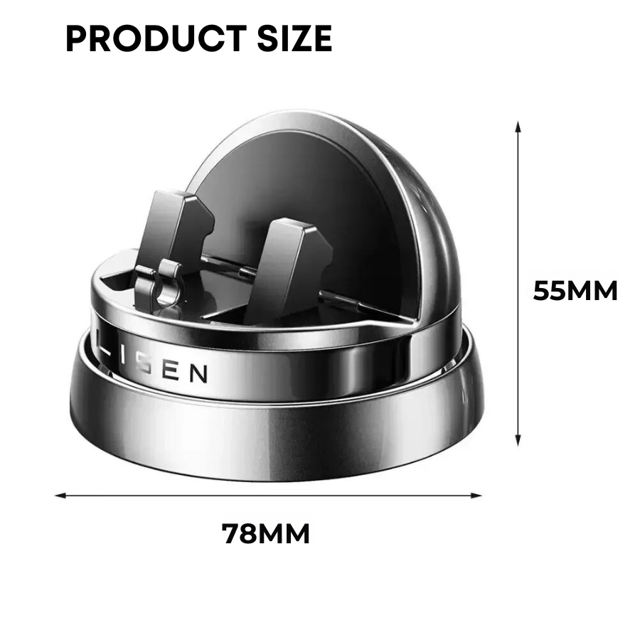Lisen Car Phone Holder - Stable, Secure, 360° Rotatable for Ultimate Hands-Free Navigation