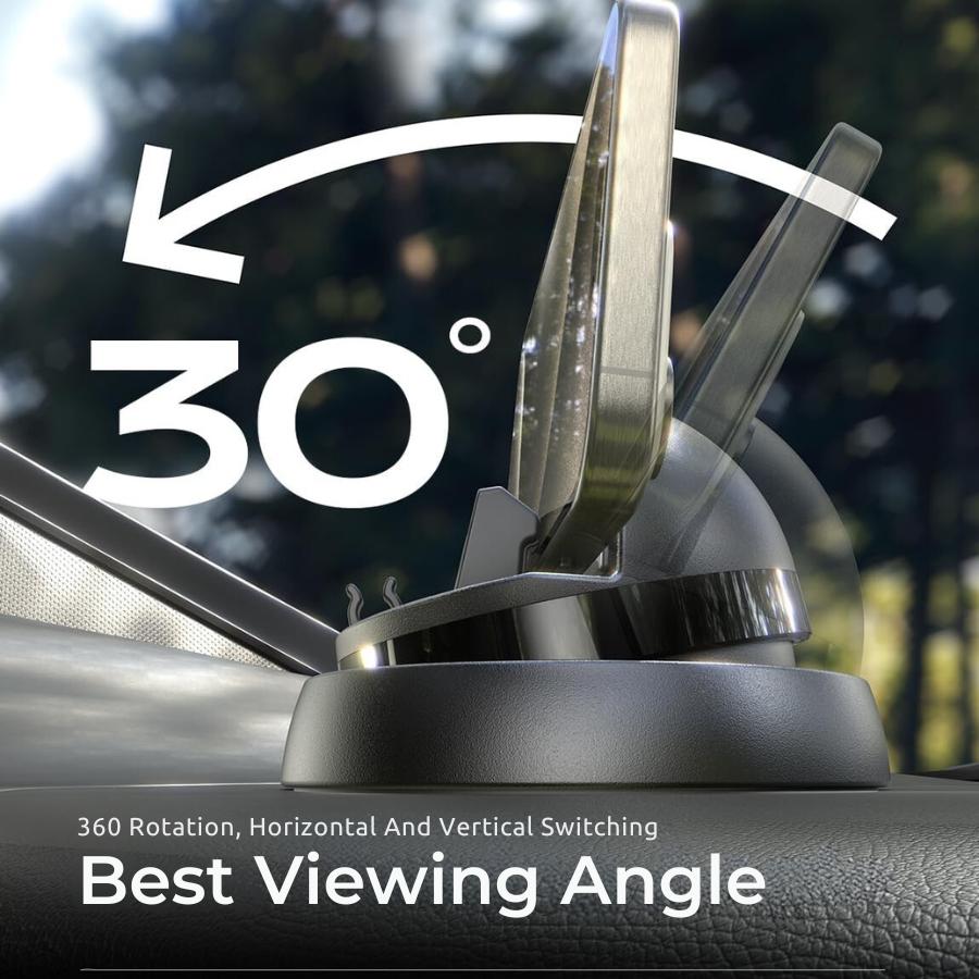 Lisen Car Phone Holder - Stable, Secure, 360° Rotatable for Ultimate Hands-Free Navigation