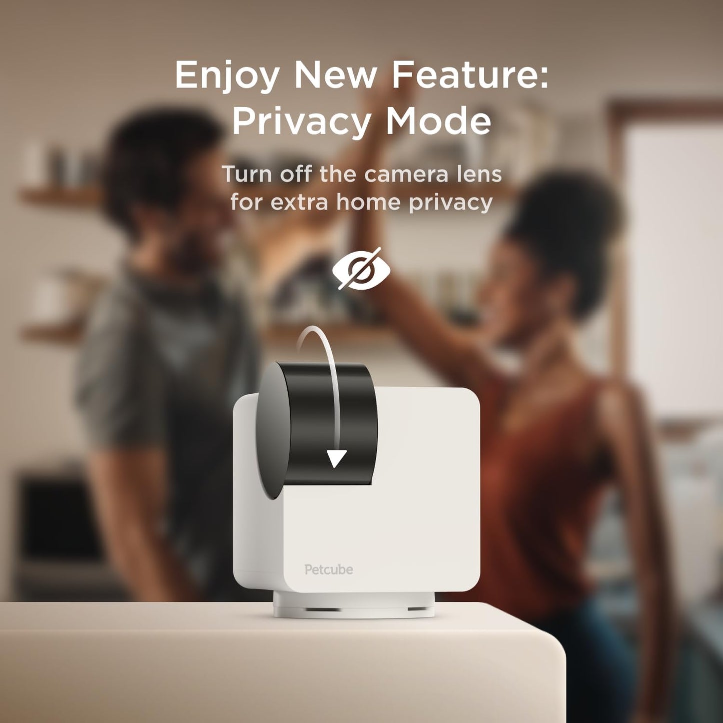 Petcube Cam 360° Interactive WiFi Pet Camera – 1080p HD Pan-Tilt Home Security with Phone App, Night Vision, AI Motion Alerts
