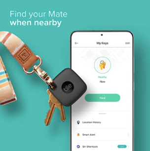 Phone Finder Tile Mate (2022) Bluetooth Tracker, Keys Finder and Item Locator