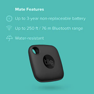 Phone Finder Tile Mate (2022) Bluetooth Tracker, Keys Finder and Item Locator