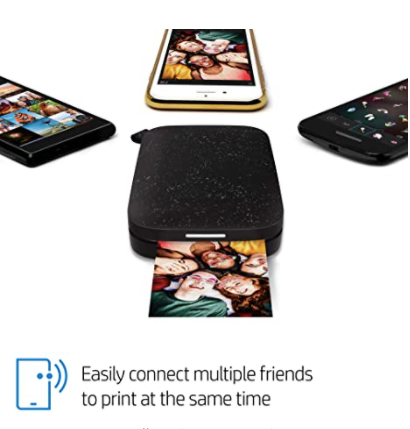 HP Sprocket 2x3" Portable Instant Photo Printer – Print Wireless Sticky-Back Color Photos from iOS & Android Devices | Compact Mobile Printer with Bluetooth & Zink Technology