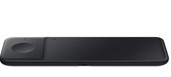 Samsung Wireless Charger Trio, Qi Compatible, For Galaxy Phones, Buds, Watches, and Apple iPhone Devices (US Version)