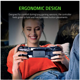 Razer Kishi Mobile Game Controller for Android USB-C: Low Latency Gamepad with Passthrough Charging - Compatible with Xbox Game Pass, xCloud, Stadia, GeForce NOW, Luna - Works with Samsung, Pixel, and More
