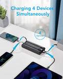 Slim 20000 mAh USB C Power Bank Compatible with iPhone/iPad/Samsung Galaxy and Other Smart Devices