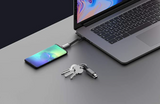 The Six-in-One inCharge 6 Cables Swiss Army Knife, Portable Keyring Compatible with Apple iPhone/USB/USB-C/Micro USB Cable for All of Your Devices